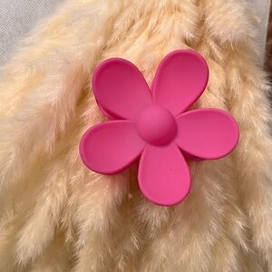 Neon flower claw clips